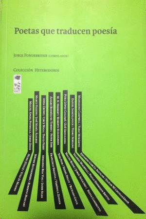 Libro Poetas Que Traducen Poesía