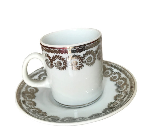 Taza Plato De Cafe De Coleccion Porcelana Steatita Imperial