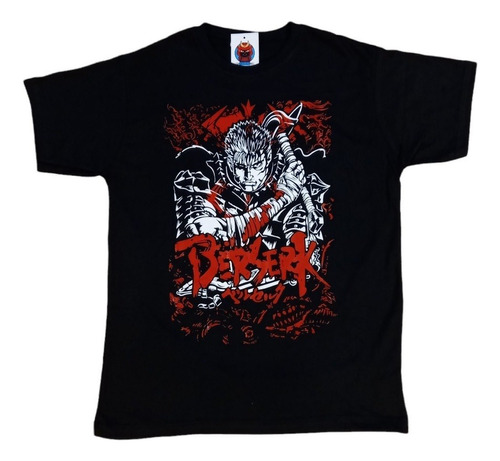 Remera Serigrafia Berserk Guts Gastovic Anime Store