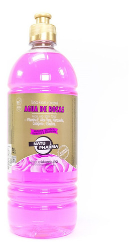 Agua De Rosas Athos - Aloe Vera - Colágeno × 1000ml.