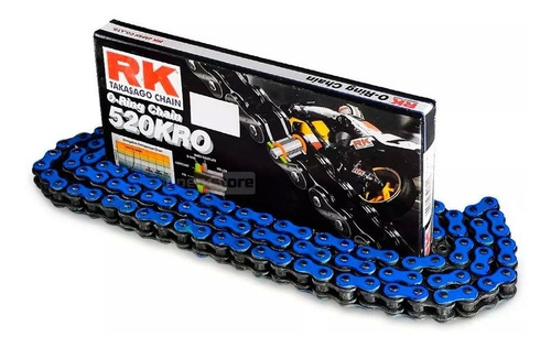 Cadena Transmision Rk 520 X 118 Oring Moto Cross Enduro