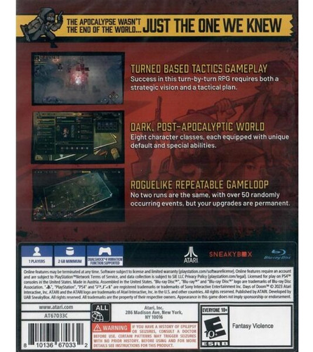 Days Of Doom - Ps4 - Novo E Lacrado!