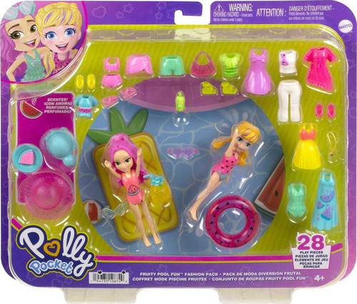 Set De Juego Polly Pocket Diversión De Playa Para Niñas