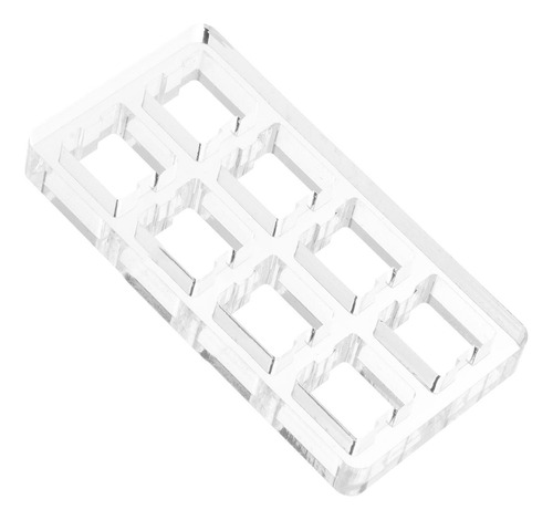Placa Acrílica De Base Transparente Para Tablero 2x4