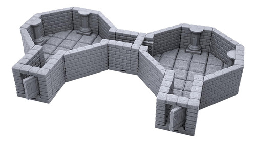 Endertoys Locking Dungeon Tiles - Cámaras Octogonales, Escen