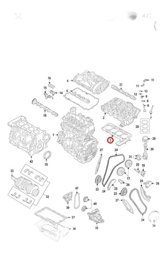 Empaque De Cabeza Peugeot 207 Turbo 2009-2010 1.6