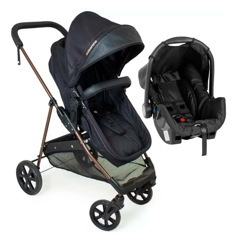 Carrinho Bebê Conforto Napoli Travel System Cobre Galzerano