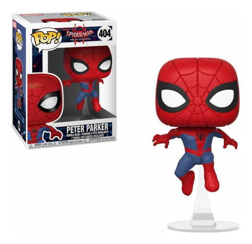 Funko Pop Peter Parker 404 Spiderman Into The Spider-verse (Usado)