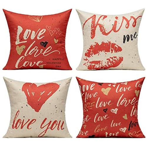 Fundas De Almohada Decorativas Día De San Valentín - ...