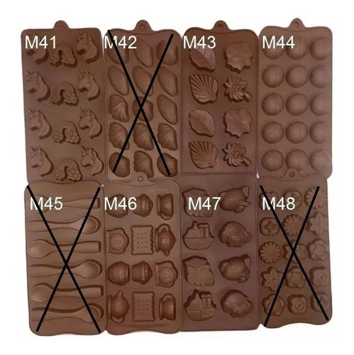 Imagen 6 de 7 de Moldes De Silicona Para Bombones Importado Oferta Unica !!!