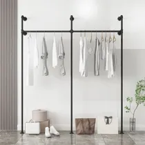 Comprar  Perchero De Ropa De Tubería Industrial, Percheros De Ropa D