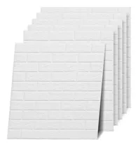 Comprar Placas Decorativas Autoadhesivas 3d Antihumedad Pared X6 Uni Color Ladrillo Vista E11-1C- 70x78