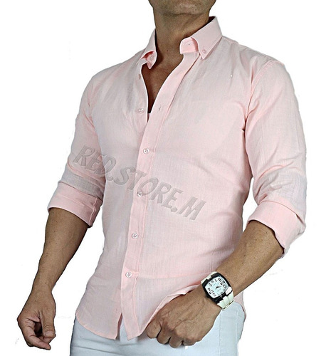 Camisa Hombre Lino - Colores