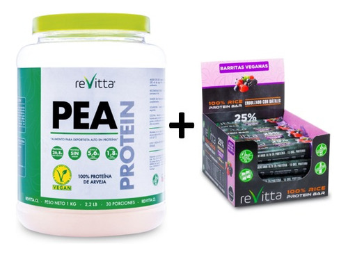 Pack Pea Pro Win 1kg + Caja 16 Barritas De Proteína Veganas