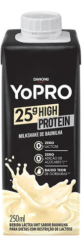 Yopro 25g Proteinas Milkshake Baunilha 250ml