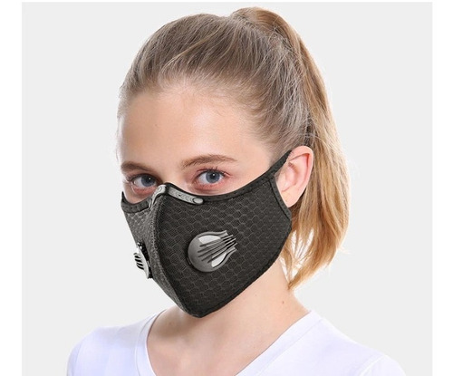Mascara Anti Contaminación De Neopreno Con Filtro Anillo 