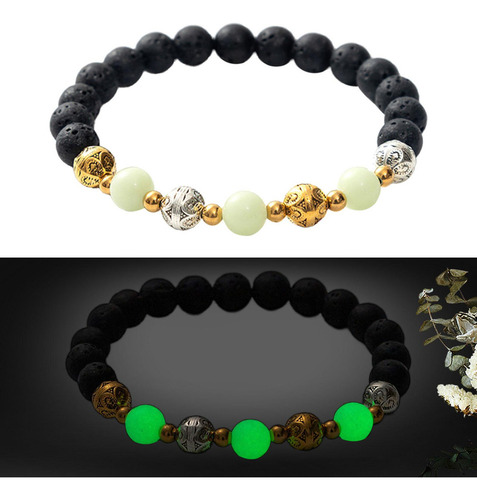 Pulsera De Cuentas Luminosas Pulsera Elástica Pulsera