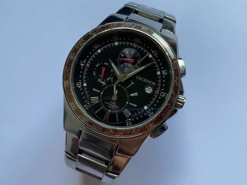 Technos Quartz Date Cronógrafo Antigo Leia O Anúncio 01449
