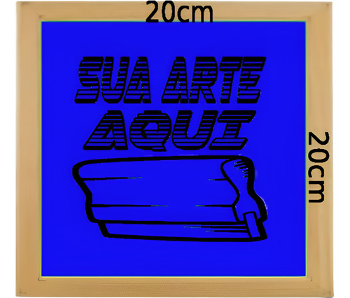 Matriz/tela Para Segrafia Quadro 20x20 Resistente A Solvente