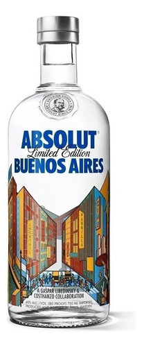 Absolut Buenos Aires vodka 750ml