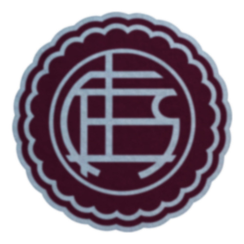 Parche Escudo Felpa Para Coser 12cm Set X4 Equipos Arg001 Lanus Lanus