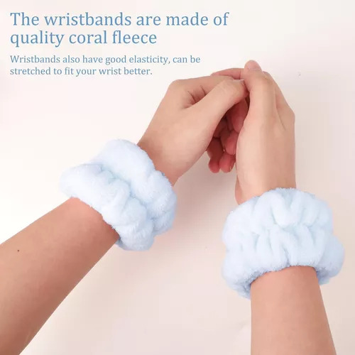 Set De Banda Y Brazalete Para Lavado Facial Y Maquillaje D