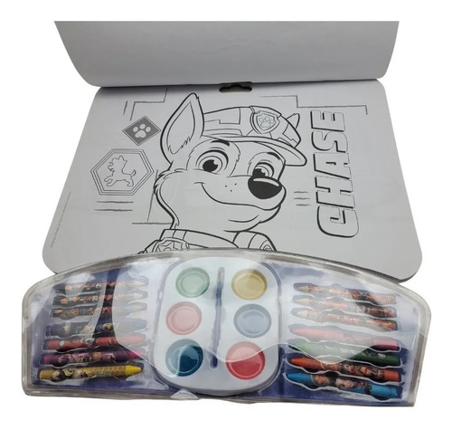 Imagen 4 de 7 de Set De Arte Grande Para Colorear Con Stickers Paw Patrol Ed