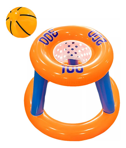 Juego Inflable Aro Basquet Pelota Piscina Niños Pool24k