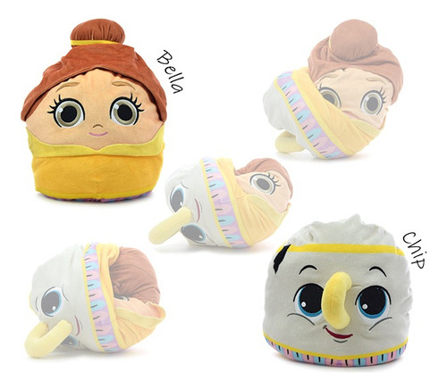 Princesa Reversible Bella Peluche 27 Cm Int Pd015 Phiphi