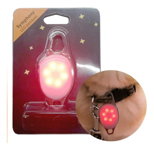 Collar Para Perro Luminoso Luz Led Carga Usb Colgante