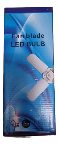 Foco Led Tipo Aspa Rosca E27 De 60w Luz 1dia.