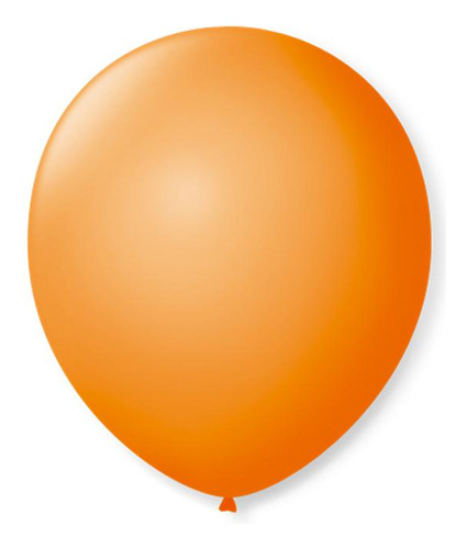 Balão São Roque Número 9 Laranja Mandarim 50 Unidades