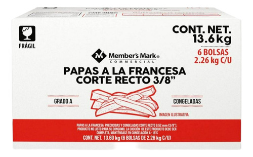 Papas A La Francesa Member's Mark Corte Recto