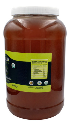 Miel Orgánica Puralia Multifloral Liquida Tarro 5500gr.