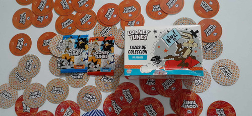 Lote De 63 Tazos Looney Tunes Warner Bros Peru 2022 (Usado)