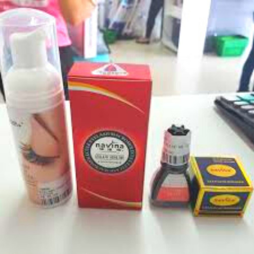 Imagem 3 de 5 de Cola Antialergica Navina Para Cilios Postiços 10ml Original