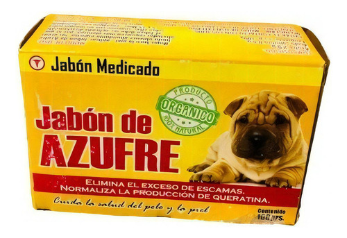 Jabon De Azufre Para Perros (medicado) 100g