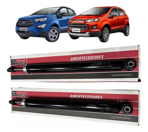 Par Amortecedor Traseiro Ecosport 2013 Até 2021 Original