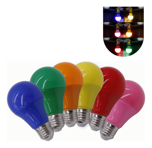 Lâmpada Led A60 9w Bulbo Soquete E27 Bivolt