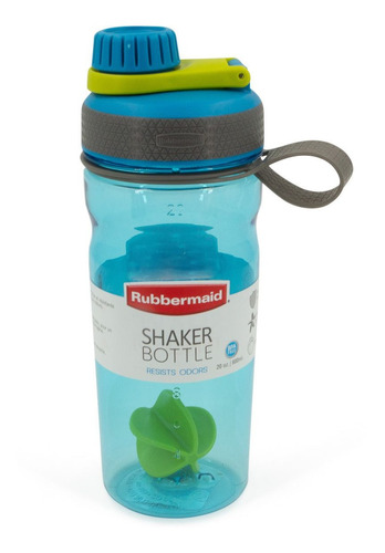 Botella Rubbermaid Shaker Con Mezclador 600ml - Fullshop.uy