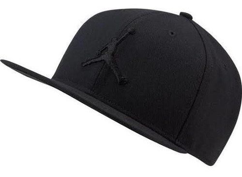 Imagen 3 de 6 de Gorra Jordán Negra Original Nueva