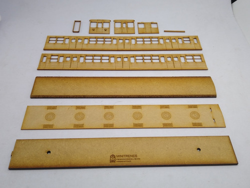 Imagen 7 de 10 de Nico Coche Cabina Subte B Mitsubishi Fibrofac H0 (mnt 146)