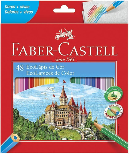 Lápis De Cor Faber-castell 48 Cores