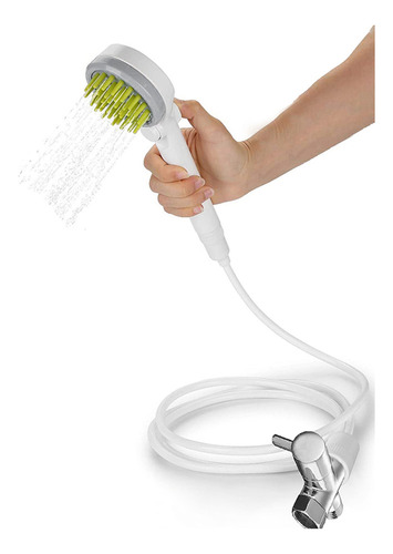 Nuevo Rociador De Baño For Perros Y Cepillo De Masaje