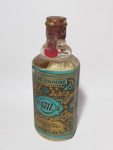 Imagen 1 de 8 de Antiguo Perfume Francés Botella Etiqueta Original Mag 58245