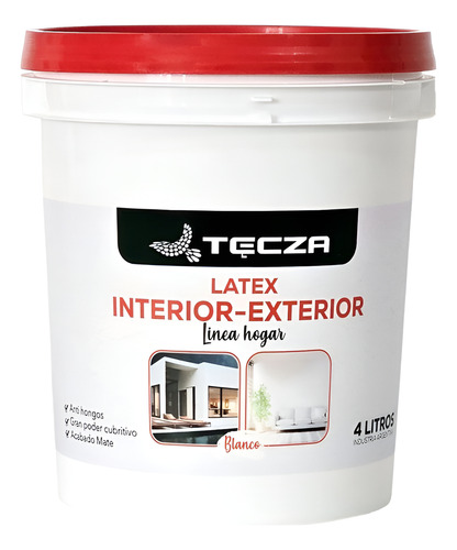 Látex Acrílico Interior - Exterior Blanco 4 Lts