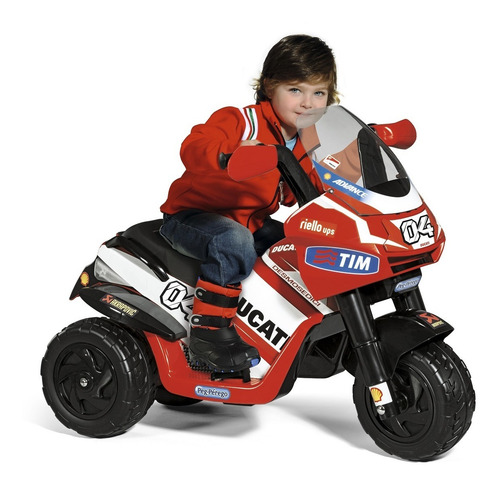 Imagem 2 de 5 de Moto Elétrica Ducati Desmosedici 6 Volts - Peg-pérego