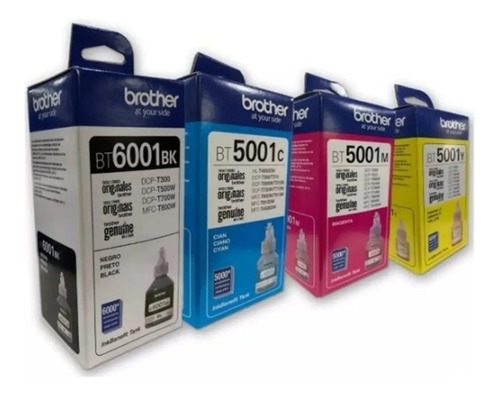 Pack Tintas Brother Original Bt6001 - Bt5001