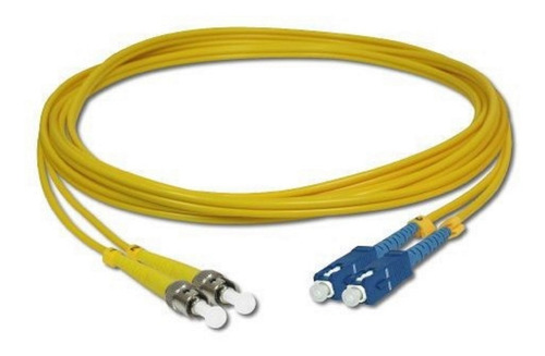 Imagen 1 de 2 de Patch Cord De Fibra Optica St-sc Sm 2mm Duplex De 40 Mts
