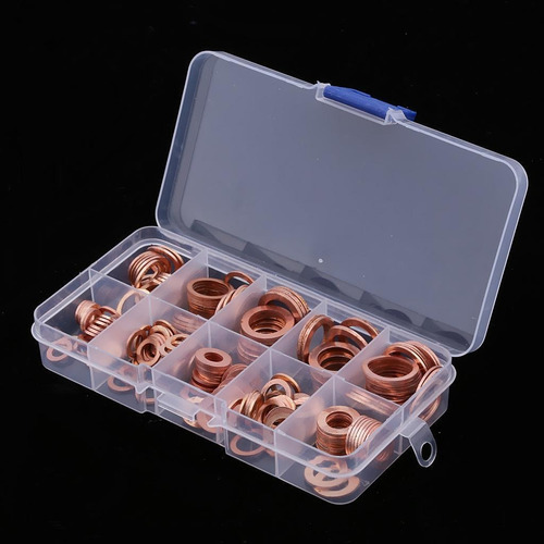 200pcs Arandela Kit Con Caja Para Reparación De Motor De